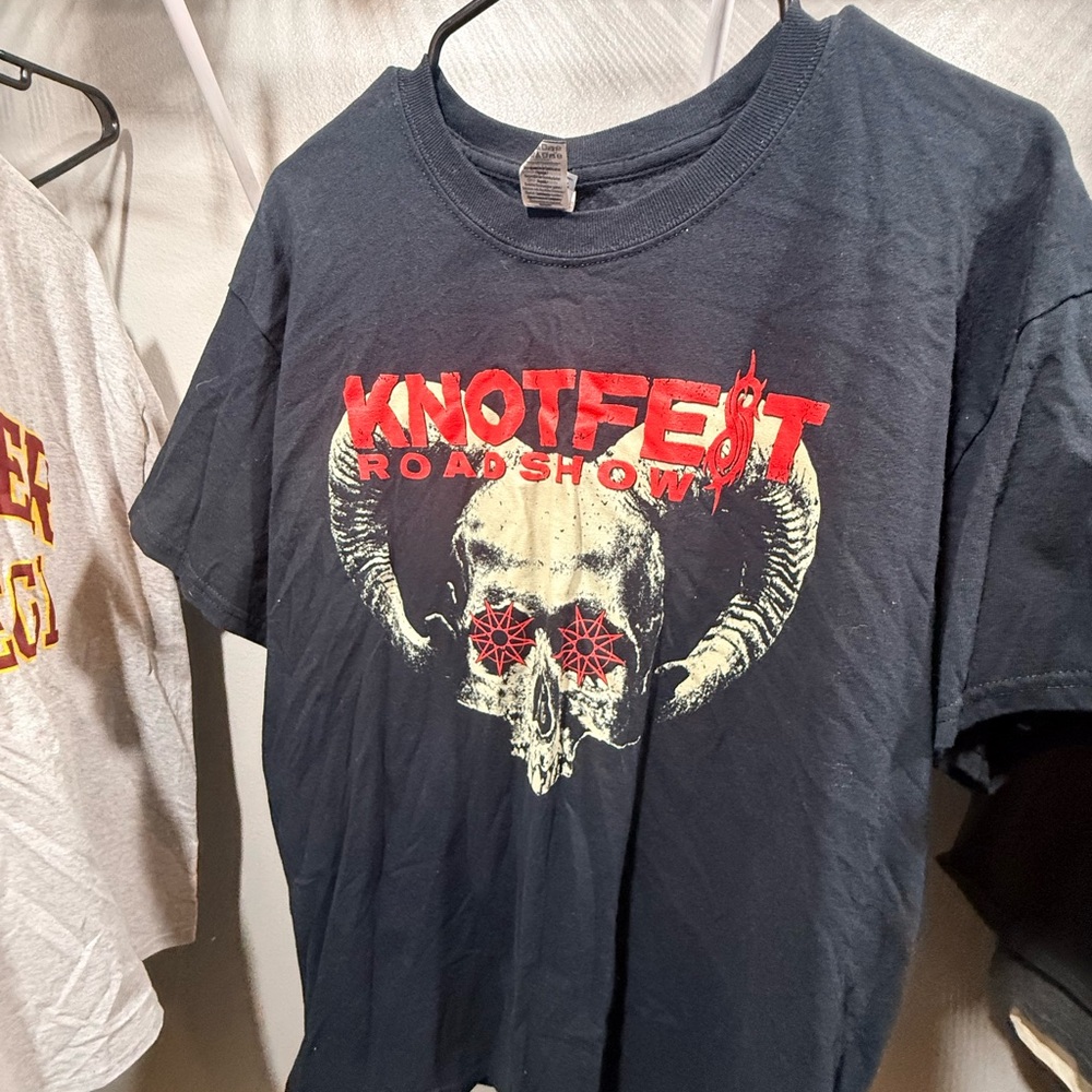 Knotfest Roadshow 2019 Band Tee Slipknot Volbeat Gojira Black L